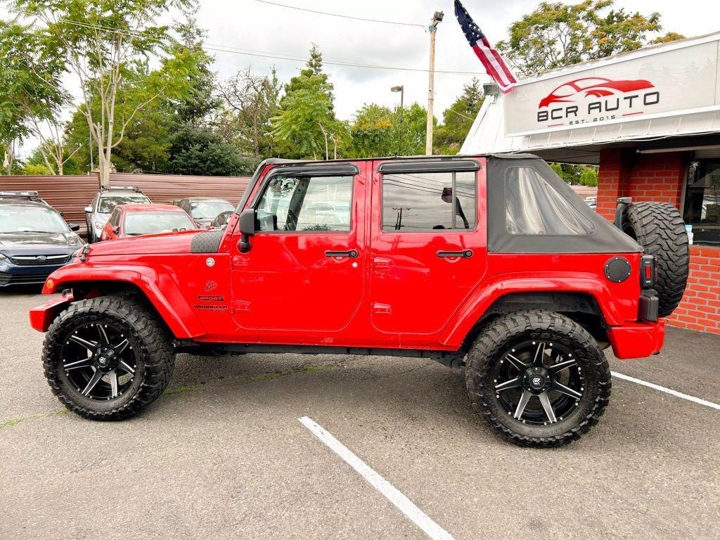used 2015 Jeep Wrangler Unlimited car, priced at $21,000