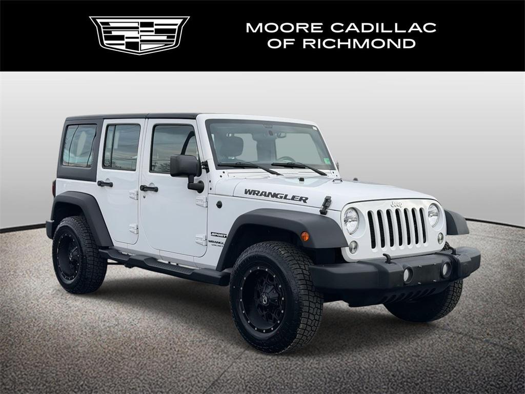 used 2015 Jeep Wrangler Unlimited car, priced at $16,500