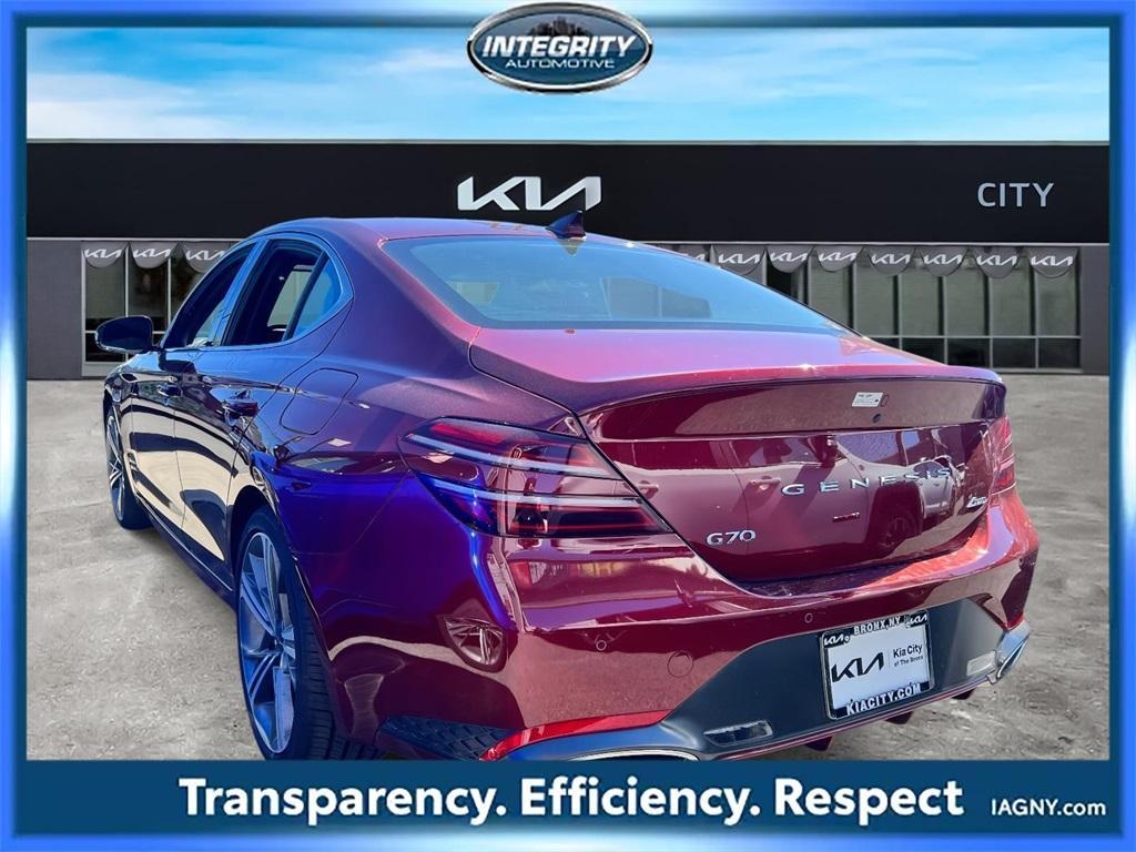 used 2025 Genesis G70 car, priced at $33,295