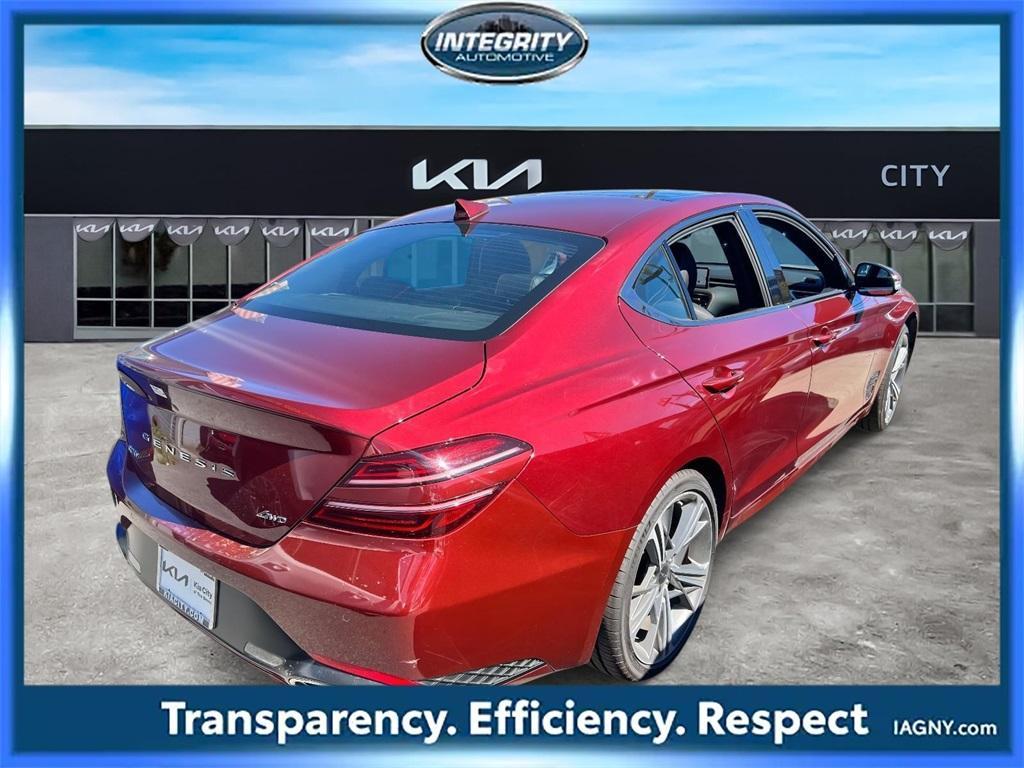 used 2025 Genesis G70 car, priced at $33,295