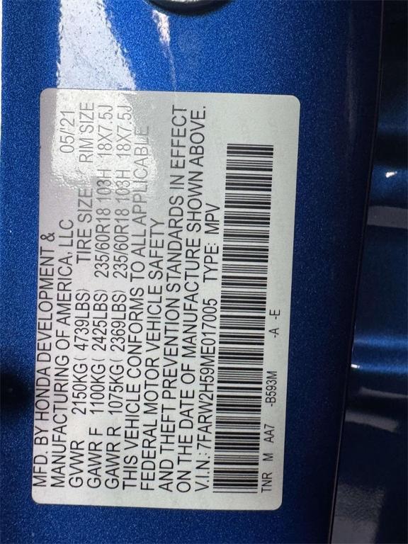 used 2021 Honda CR-V car, priced at $20,699