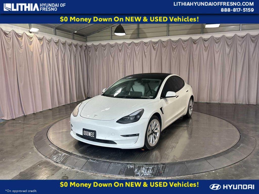 used 2022 Tesla Model 3 car, priced at $27,999