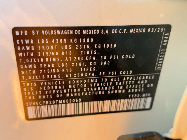 new 2026 Volkswagen Taos car, priced at $31,461