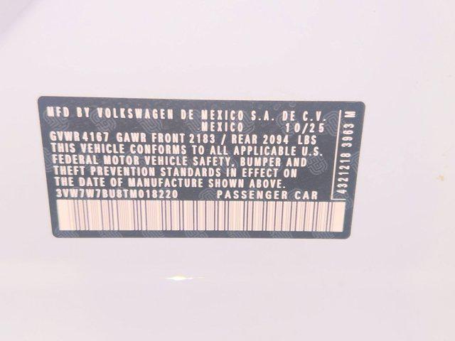 new 2026 Volkswagen Jetta car, priced at $28,701