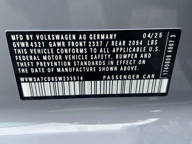 new 2025 Volkswagen Golf GTI car, priced at $39,561