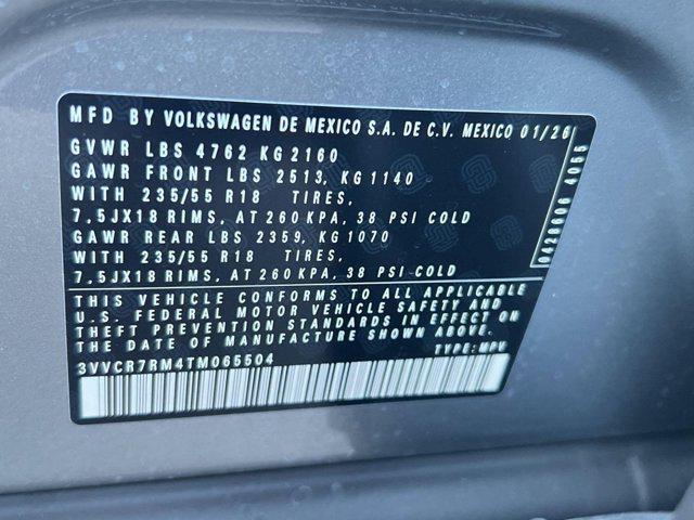 new 2026 Volkswagen Tiguan car, priced at $32,185