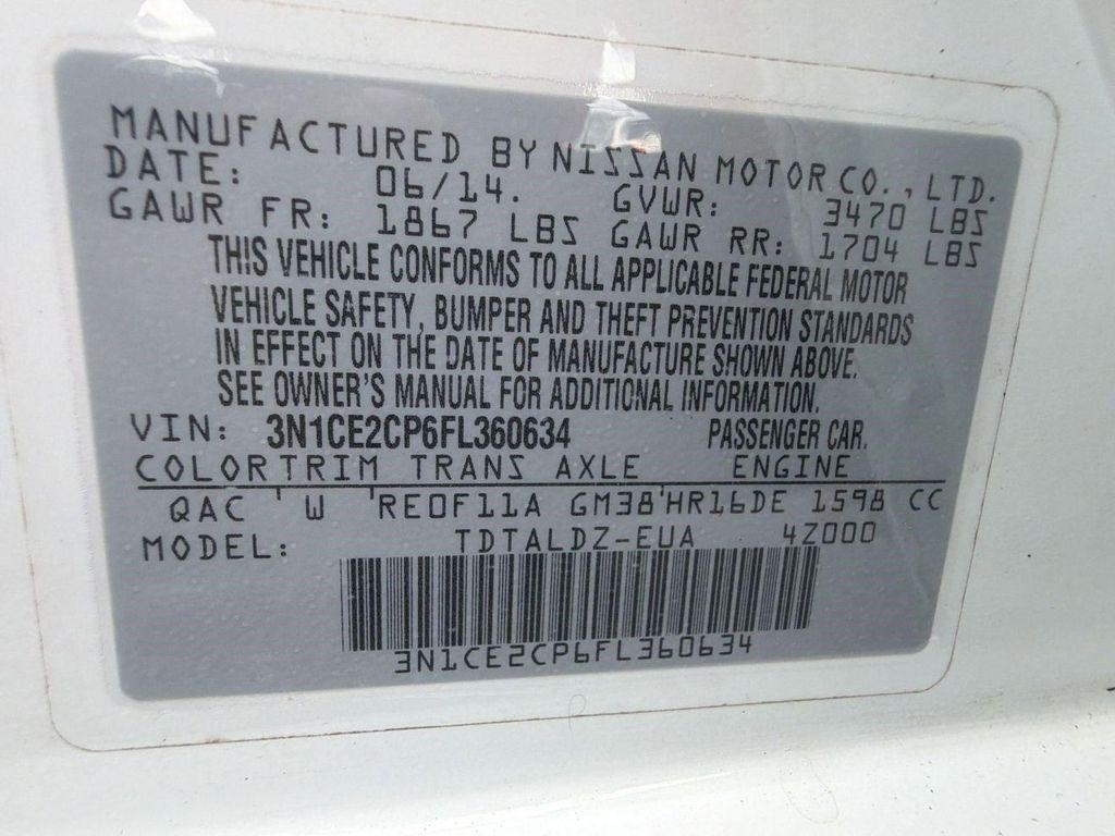used 2015 Nissan Versa Note car, priced at $10,797