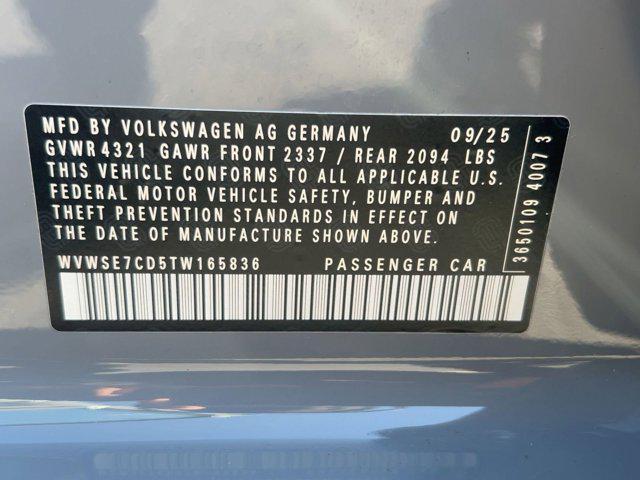 new 2026 Volkswagen Golf GTI car, priced at $40,400