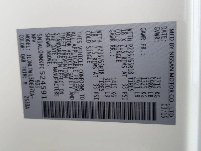 used 2015 INFINITI QX60 car, priced at $10,998