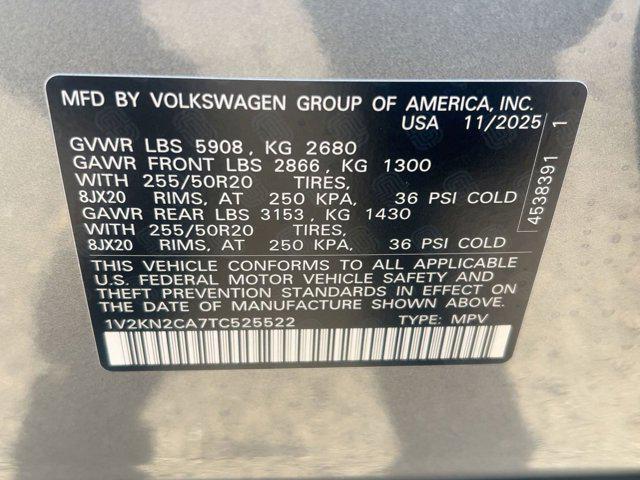 new 2026 Volkswagen Atlas car, priced at $47,761