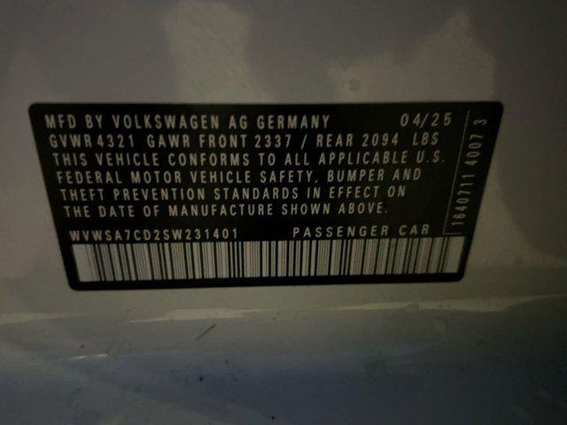 new 2025 Volkswagen Golf GTI car, priced at $35,509