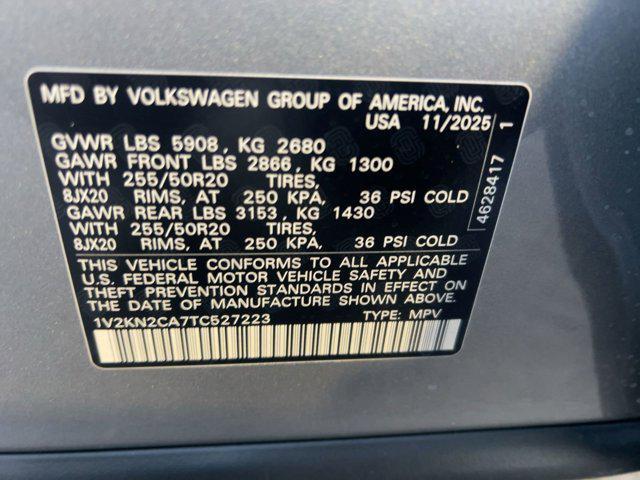 new 2026 Volkswagen Atlas car, priced at $48,539