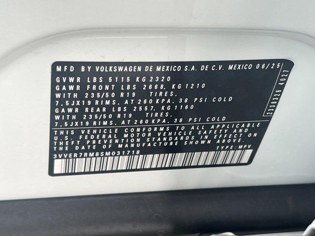 new 2025 Volkswagen Tiguan car, priced at $32,993