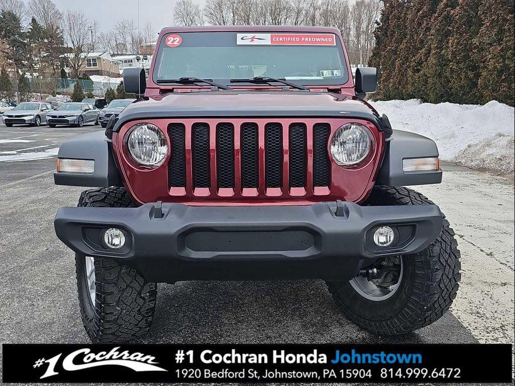 used 2022 Jeep Wrangler Unlimited car, priced at $27,498