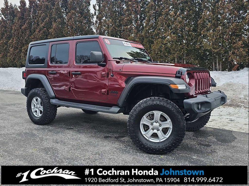 used 2022 Jeep Wrangler Unlimited car, priced at $27,498
