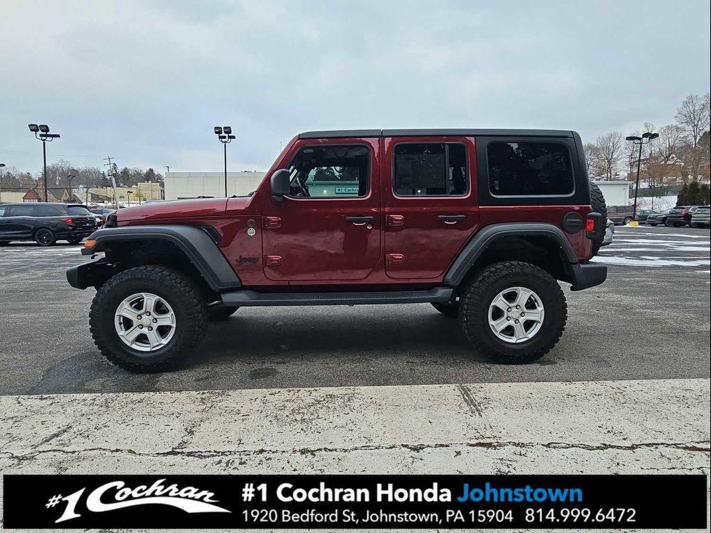 used 2022 Jeep Wrangler Unlimited car, priced at $27,498