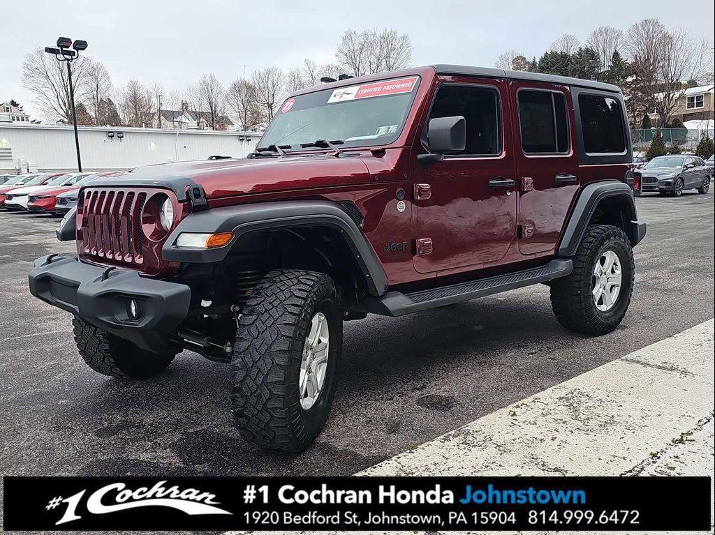 used 2022 Jeep Wrangler Unlimited car, priced at $27,498