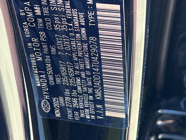 new 2026 Hyundai TUCSON Hybrid car, priced at $34,725