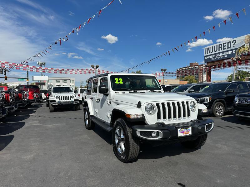 used 2022 Jeep Wrangler Unlimited car, priced at $32,998