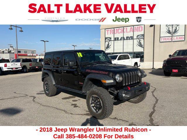 used 2018 Jeep Wrangler Unlimited car, priced at $27,793