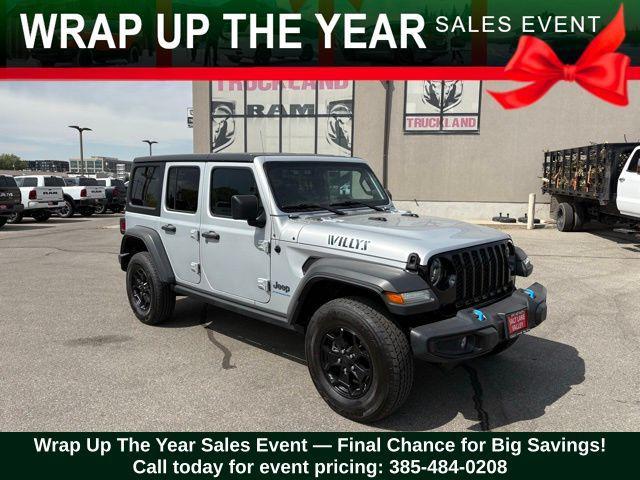 used 2023 Jeep Wrangler 4xe car, priced at $25,789