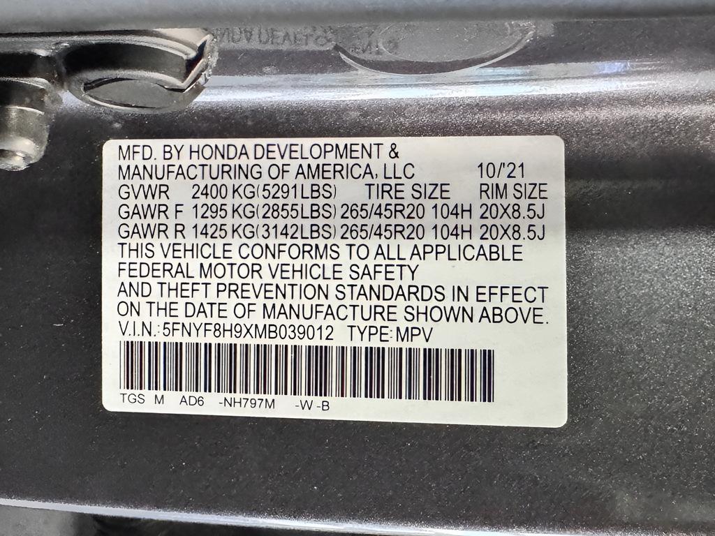 used 2021 Honda Passport car, priced at $24,945