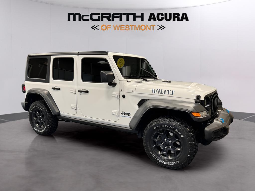 used 2023 Jeep Wrangler 4xe car, priced at $32,435