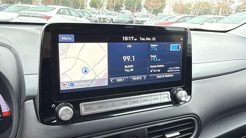 used 2020 Hyundai Kona EV car, priced at $16,752