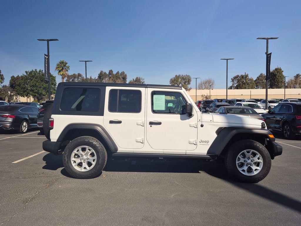 used 2021 Jeep Wrangler Unlimited car, priced at $24,494