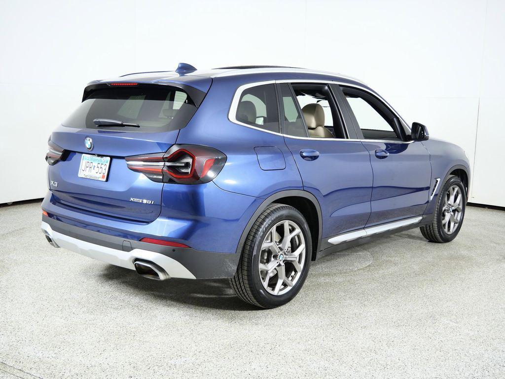 used 2022 BMW X3 car, priced at $35,400