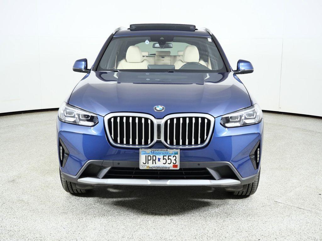 used 2022 BMW X3 car, priced at $35,400