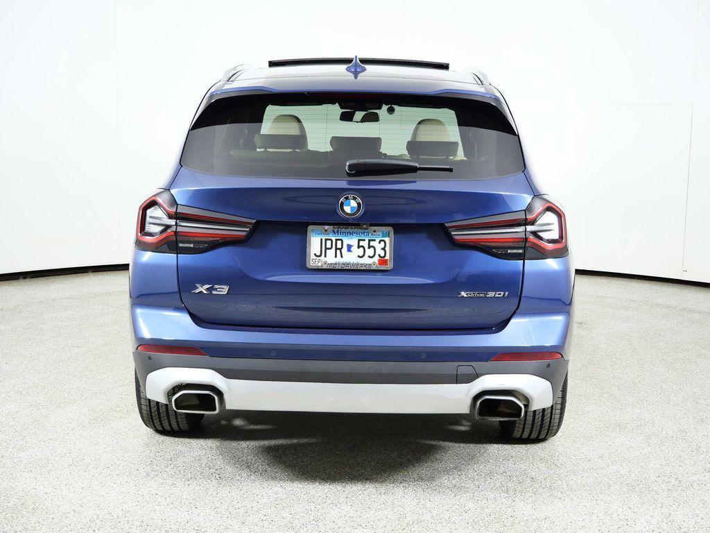 used 2022 BMW X3 car, priced at $35,400