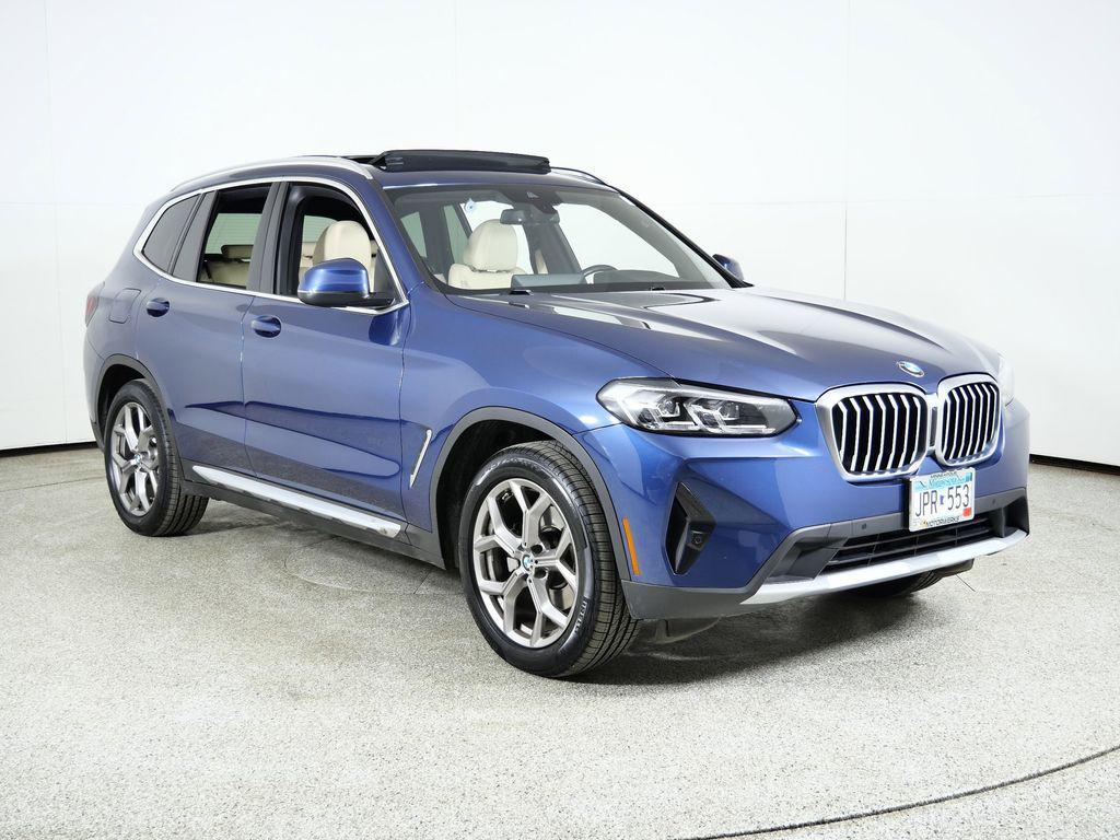 used 2022 BMW X3 car, priced at $35,400