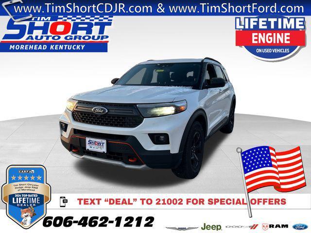 used 2022 Ford Explorer car, priced at $28,347
