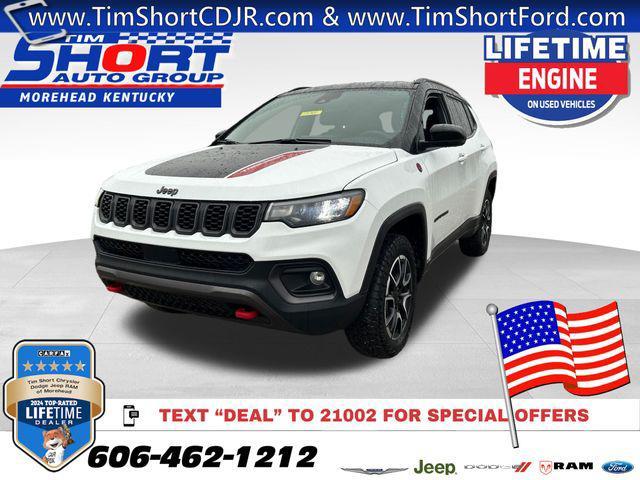 used 2024 Jeep Compass car, priced at $21,812