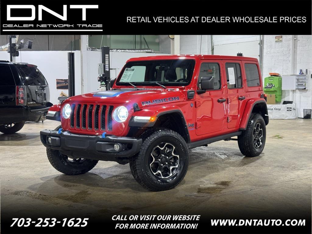 used 2021 Jeep Wrangler Unlimited 4xe car, priced at $27,365