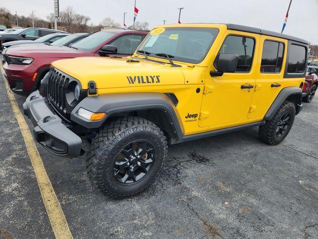 used 2021 Jeep Wrangler Unlimited car, priced at $29,999