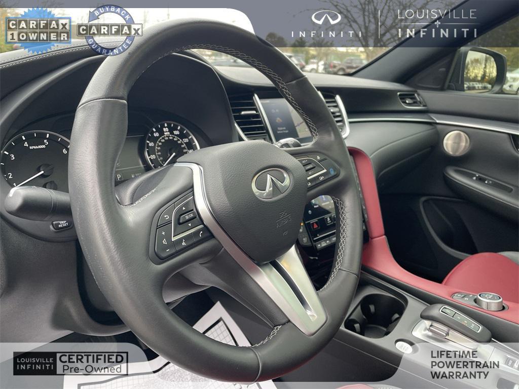 used 2023 INFINITI QX50 car, priced at $35,436