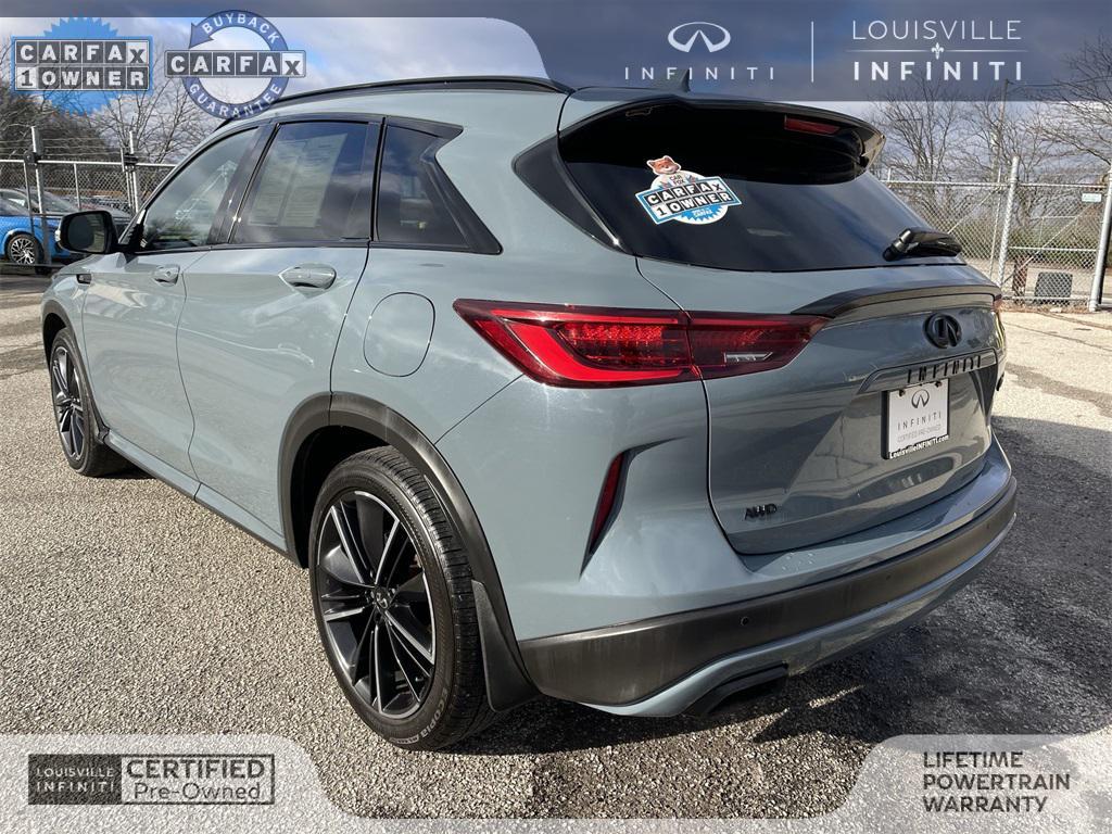 used 2023 INFINITI QX50 car, priced at $34,499