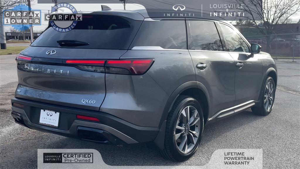 used 2025 INFINITI QX60 car, priced at $47,495
