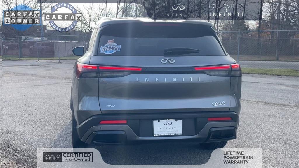 used 2025 INFINITI QX60 car, priced at $47,495