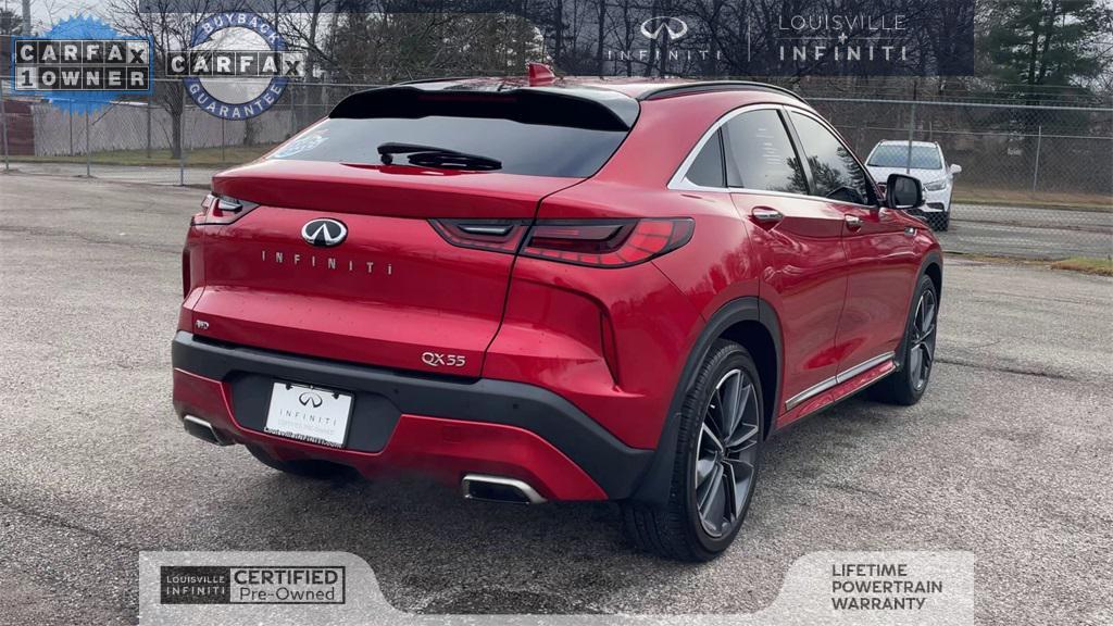 used 2024 INFINITI QX55 car, priced at $33,985