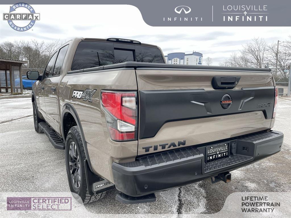 used 2021 Nissan Titan car, priced at $35,139