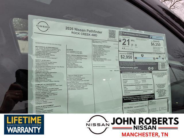 new 2026 Nissan Pathfinder car, priced at $44,480