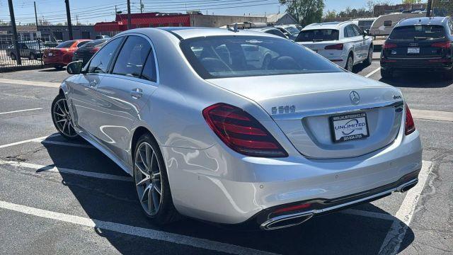 used 2018 Mercedes-Benz S-Class car, priced at $39,999