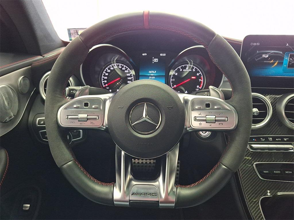 used 2019 Mercedes-Benz AMG C 43 car, priced at $35,499