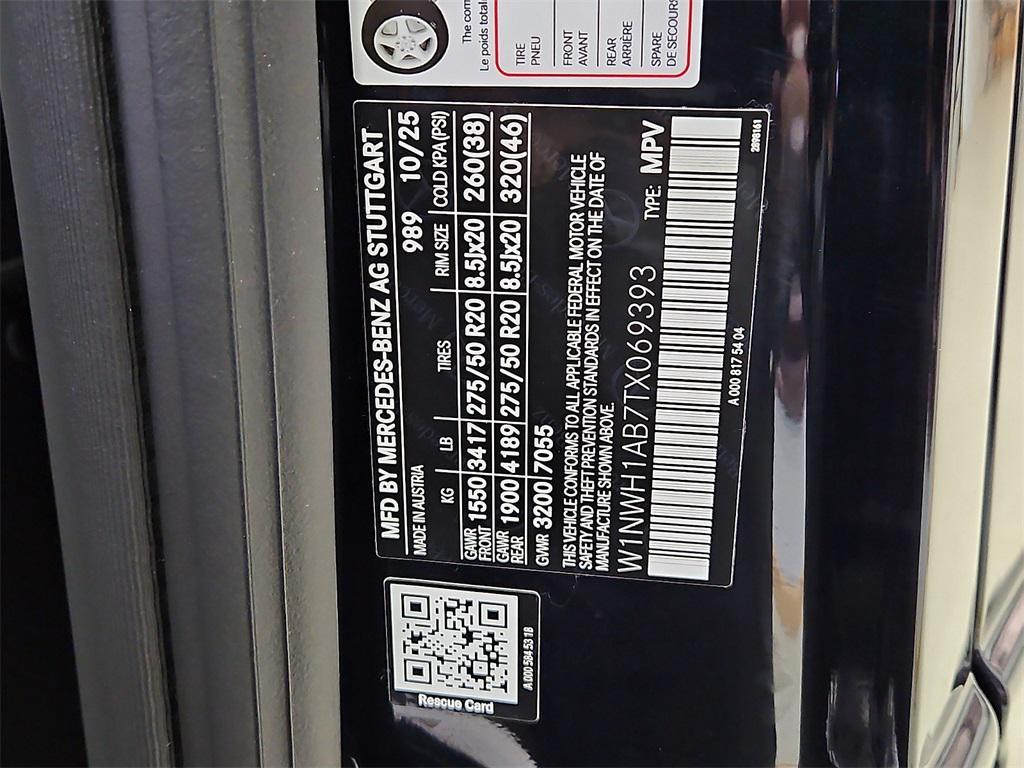 new 2026 Mercedes-Benz G-Class car, priced at $191,230