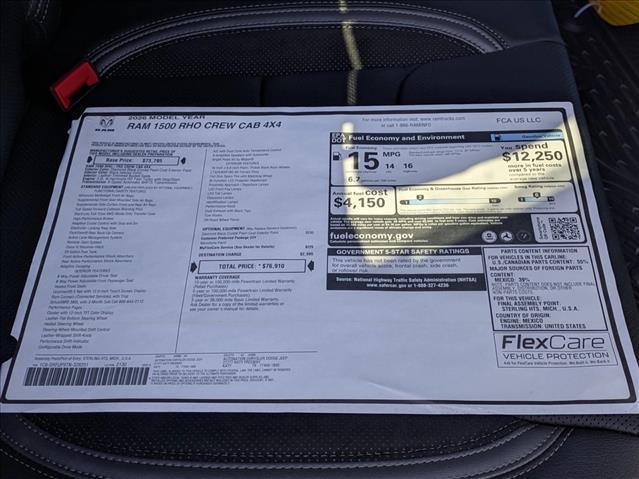 new 2026 Ram 1500 car, priced at $76,982