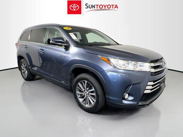 used 2018 Toyota Highlander Hybrid car, priced at $19,987