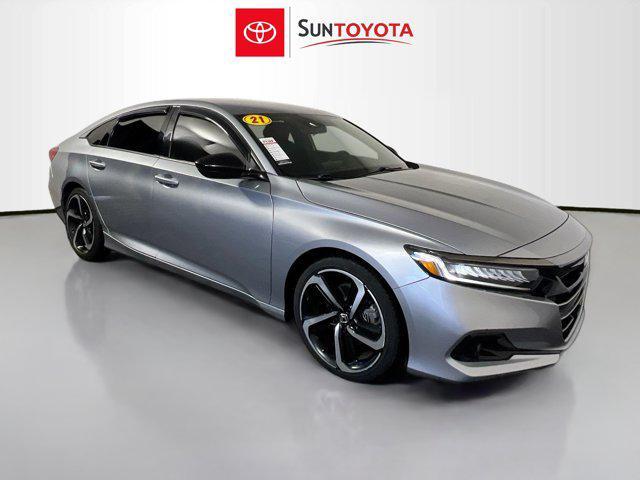 used 2021 Honda Accord car, priced at $18,288